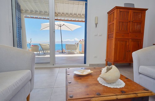 Santa Flavia Villa | Casa Mamà vista al mar con acceso directo a la playa