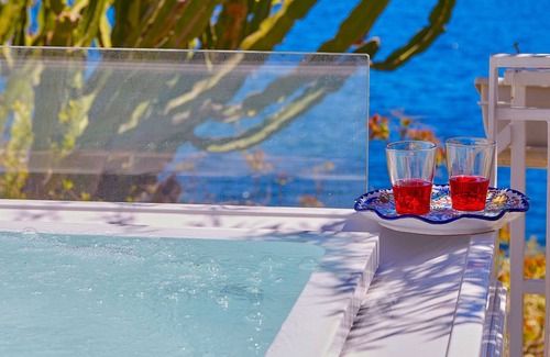 Santa Flavia Villa | Casa Mamà vista al mar con acceso directo a la playa