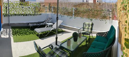 Pego Casa | Casa Mayago, terraza y solárium
