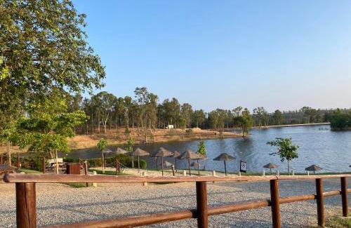 Corte do Pinto Casa | Casa Mel-Mina São Domingos-Praia fluvial-Terraço-3km-arcondicionado