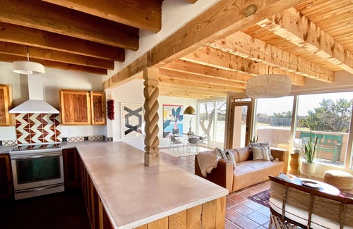 Eldorado at Santa Fe Casa | CASA NOPAL - An Artisan Retreat with Mountain Views
