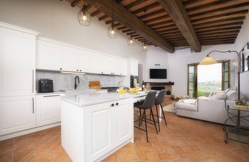 Castelmuzio Villa | Casa Ora d’Oro - PANORAMIC VIEWS / POOL / PRIVATE GARDEN