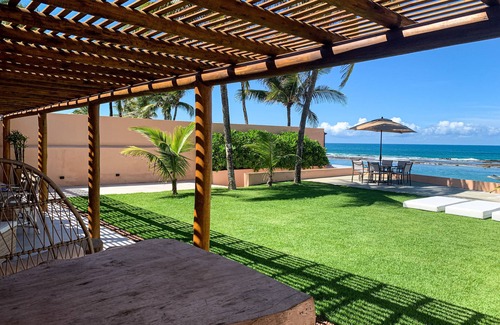 Barra de Sao Miguel Apartamento | Casa pé na areia com 05 suítes