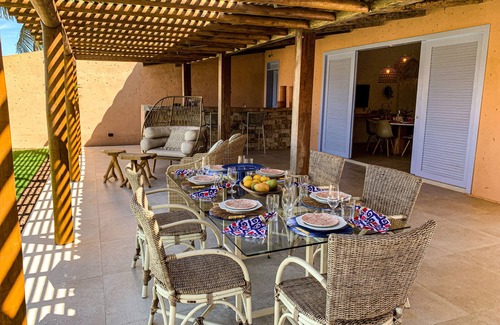 Barra de Sao Miguel Apartamento | Casa pé na areia com 05 suítes