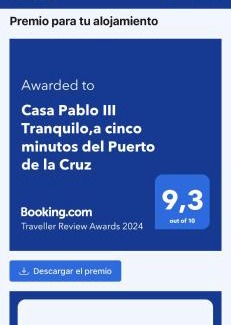 Los Realejos Apartamento | Casa Pablo III Tranquilo,a cinco minutos del Puerto de la Cruz