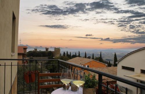 Montalcino Apartamento | Casa per l'Osticcio con Vista Panoramica