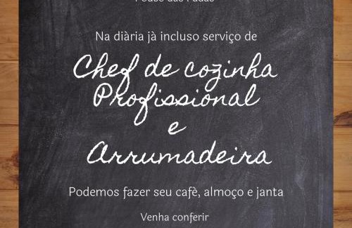 Ponta do Mangue Casa | Casa Pouso das Fadas com Arrumadeira e Cozinheira Profissional