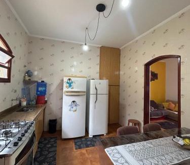 Jardim Imperador Casa | Casa Praia Grande pé na areia