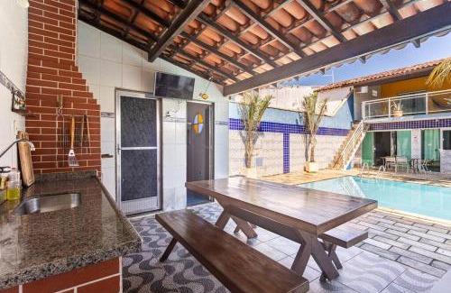 Cidade Nova Casa | Casa Privativa com Piscina, Churrasqueira, Mesa de Sinuca