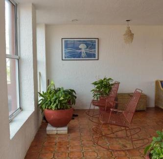 Tecolutla Casa | Casa Roja, Tecolutla (frente al mar)