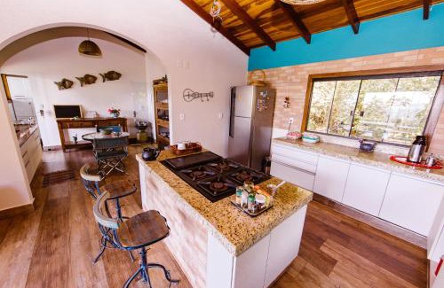 Brasilia Casa | Casa Rosa - Terra Dourada, Paraíso na Natureza, piscina natural, Wi-Fi