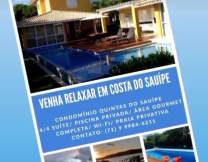 Entre Rios Casa | Casa Sauípe amarela