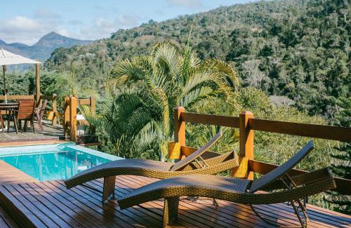 Itaipava Casa | Casa Serrana, piscina aquecida, A/C quente-frio