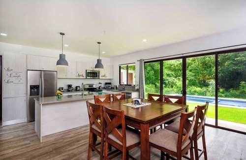 Junquillal Casa | Casa Tuga is a bright 4BR, 4BA home with a private pool (with kid-friendly area), Just a short walk to the beach and restaurants.