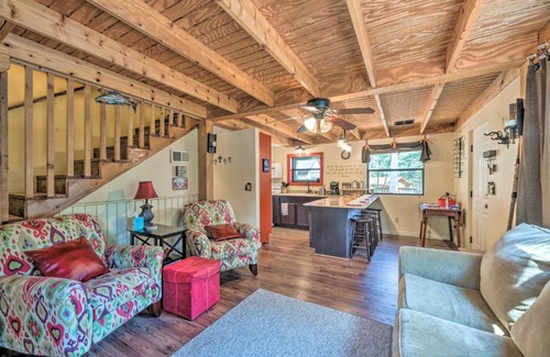 Cloudcroft Casa | Casa Verde Cabin with Fire Pit 4 Mi to Ski