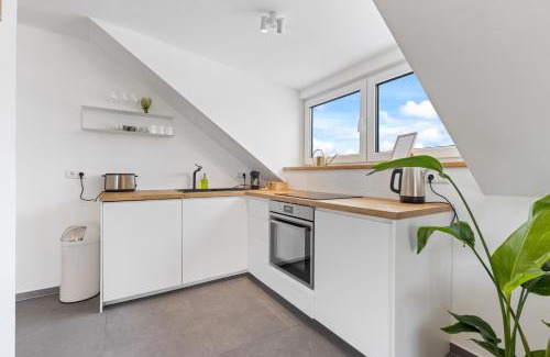 Hanfeld Apartamento | Casa Verde: Küche, TV, Nespresso, im Grünen