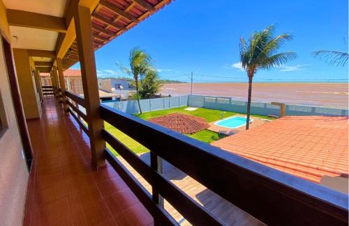 Anchieta Casa | Casa Vista do Sol, 5min de carro de Castelhanos, Frente Mar de Anchieta, 5 quartos-2 com ar condicionado lazer completo