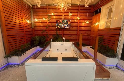 Villa Alemana Casa | Casa Withe opción jacuzzi