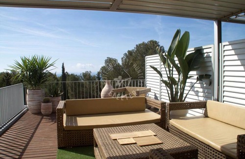 Les Roquetes Apartamento | ¡Casas del Mar a 5 minutos de Sitges! Dúplex con vistas al mar