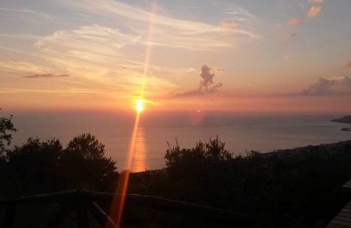Cetraro Casa | Casetta ai Malvitani con una vista panorámica del mar