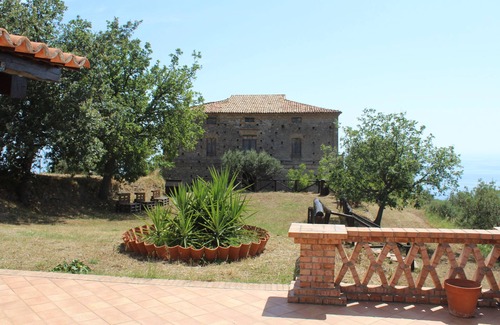 Cetraro Casa | Casetta ai Malvitani con una vista panorámica del mar
