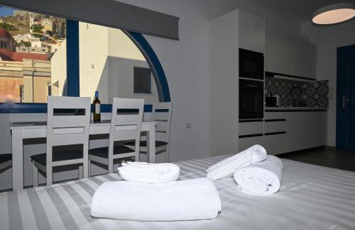 Leros Apartamento | Castle & Sea, Platanos Retreat