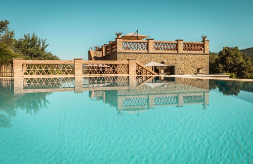Castiglion Fiorentino Villa | Casupoli, Villa con vistas y piscina en la campiña toscana.