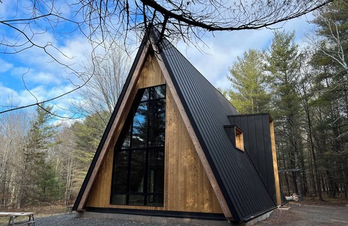 Prattsville Chalet De Esquí | Catskills Cozy Hollow - Luxurious secluded A-frame in peaceful forest.