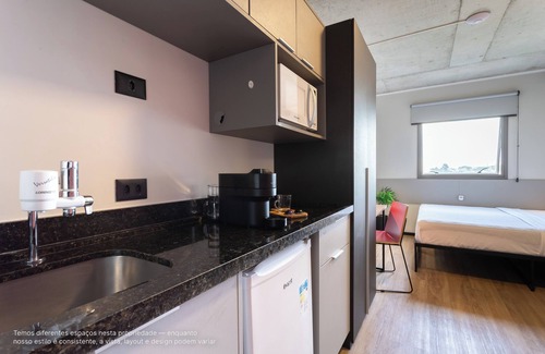 Sao Paulo Apartamento | Caza Noz - Studios com ótima estrutura e área comum próximo da USP e Butantã