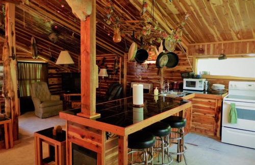 Marshall Otro | Cedar cabin located on a buffalo farm