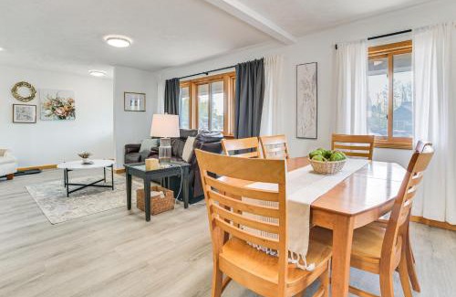 Cedar Casa | Cedar Home with Fire Pit and Grill about 3 Mi to Lakes