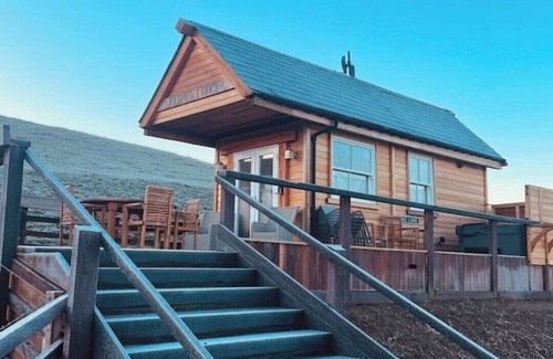 Cornhill on Tweed Chalet De Esquí | Cedar Lodge - Idyllically situated Lakeside & private hot tub fishing riding