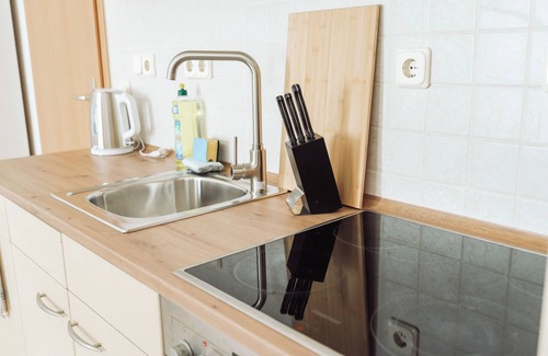 Chemnitz Apartamento | Center, 2R, own terrace, WiFi, 4P, modern, quiet