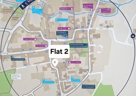 Wimborne Apartamento | Central apartment with lovely views & professional home office