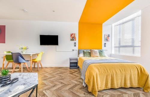Portsmouth City Centre Apartamento | Central Modern Studio Apartment