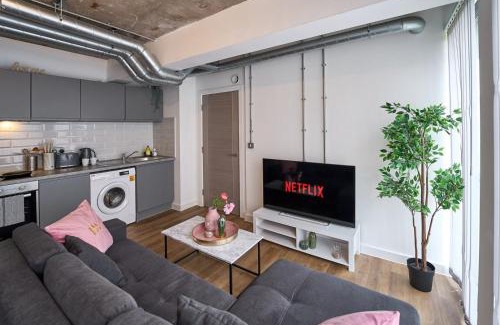 Warrington Apartamento | Central Warrington Stay Stylish 1BR Apartment