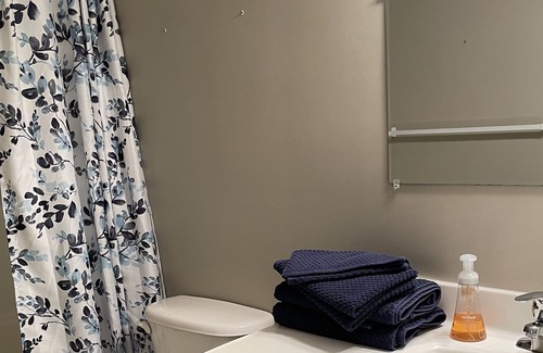 Ladysmith Apartamento | Centrally located ocean view suite for work or vacation.