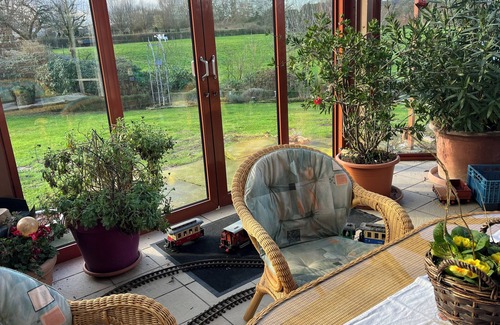 Albersloh Apartamento | Centrally located, quiet vacation apartment with conservatory and view of the Werse