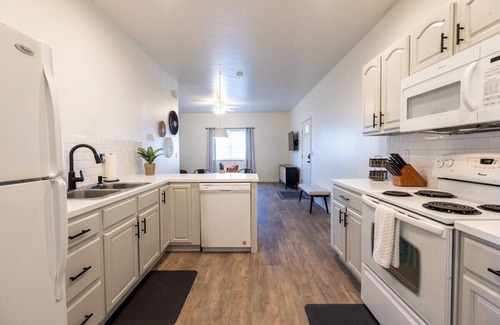 Evergreen Casa | Centrally-located two bedroom, two bathroom townhome with washer and dryer in a quiet neighborhood