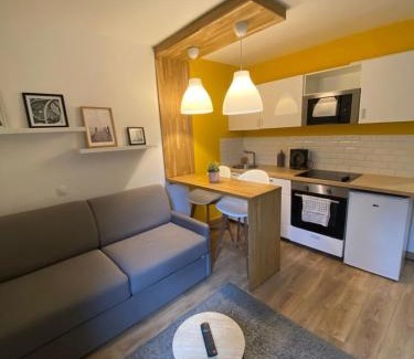 Saint-Gervais-les-Bains Apartamento | Centre Saint-Gervais studio Jaune moderne proche télécabine 2 pers