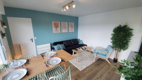 Vannes Apartamento | centre ville, T2, superbe vue, parking privé