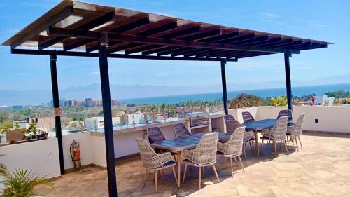Bucerías Apartamento | Cerca de Playa, con Alberca y Vistas panorámicas