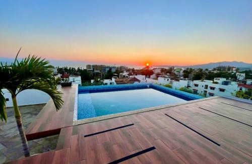 Bucerías Apartamento | Cerca de Playa, con Alberca y Vistas panorámicas