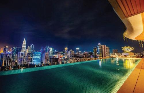 Golden Triangle Apartamento | Ceylonz Suites KL Tower View Bukit Bintang