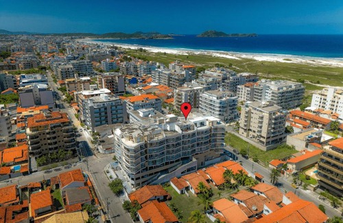 Jardim Flamboyant Apartamento | Cf02 Cobertura 3 quartos 200m da Praia das Dunas