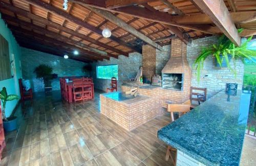 Itaucu Casa | Chácara de lazer em Ordália com piscina aquecida e lago de pesca