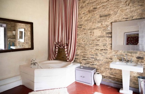 Bourg-des-Comptes Cama Y Desayuno | Château du Boschet chambre Pierre de Lescouet