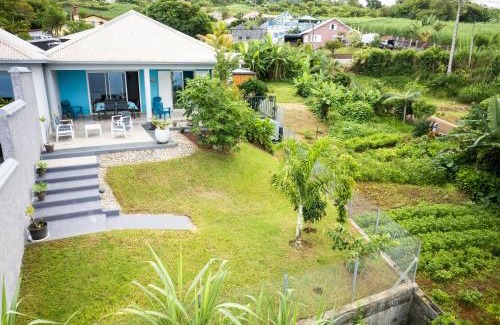 Petite-Ile Casa | Ch'ti Kaz Bleue - Maison avec vue mer