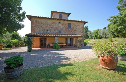San Casciano in Val di Pesa Villa | Encantadora villa con piscina ubicada en viñedos de Chianti, aire acondicionado