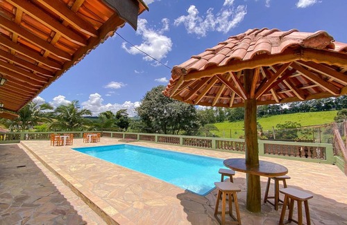 Socorro Casa | Chacara com churrasq, piscina e lazer - Socorro SP